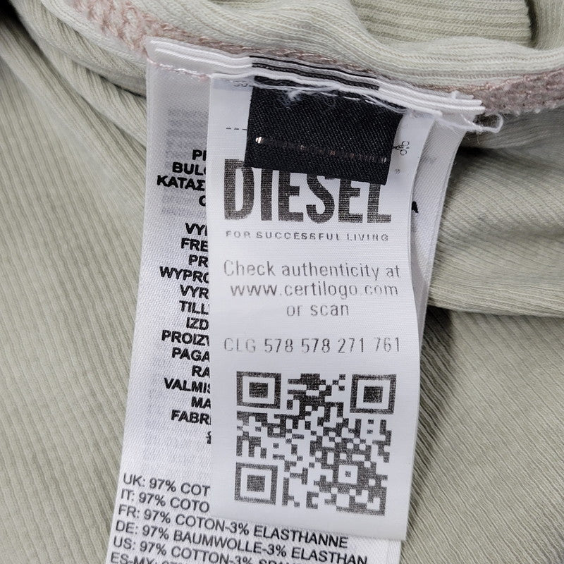 【中古品】【レディース】 DIESEL ディーゼル 0SQAD T-ELE Tシャツ トップス 168-261017-kh-03-izu サイズ：S カラー：グリーン系 万代Net店