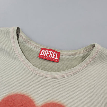 【中古品】【レディース】 DIESEL ディーゼル 0SQAD T-ELE Tシャツ トップス 168-261017-kh-03-izu サイズ：S カラー：グリーン系 万代Net店
