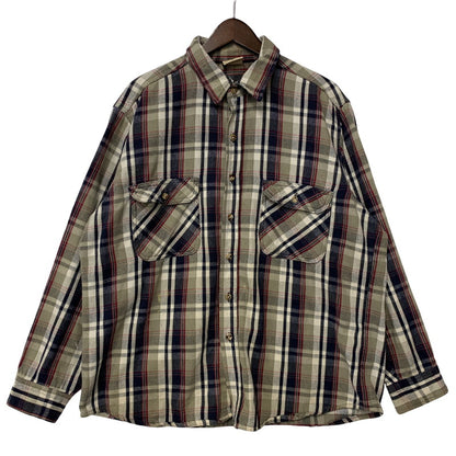 【中古品】【メンズ】 FIVEBROTHER ファイブブラザー 90S HEAVY FLANNEL CHECK SHIRT ヘビー フランネル チェック シャツ トップス 長袖 146-261018-ya-06-izu サイズ：XL カラー：マルチ 万代Net店