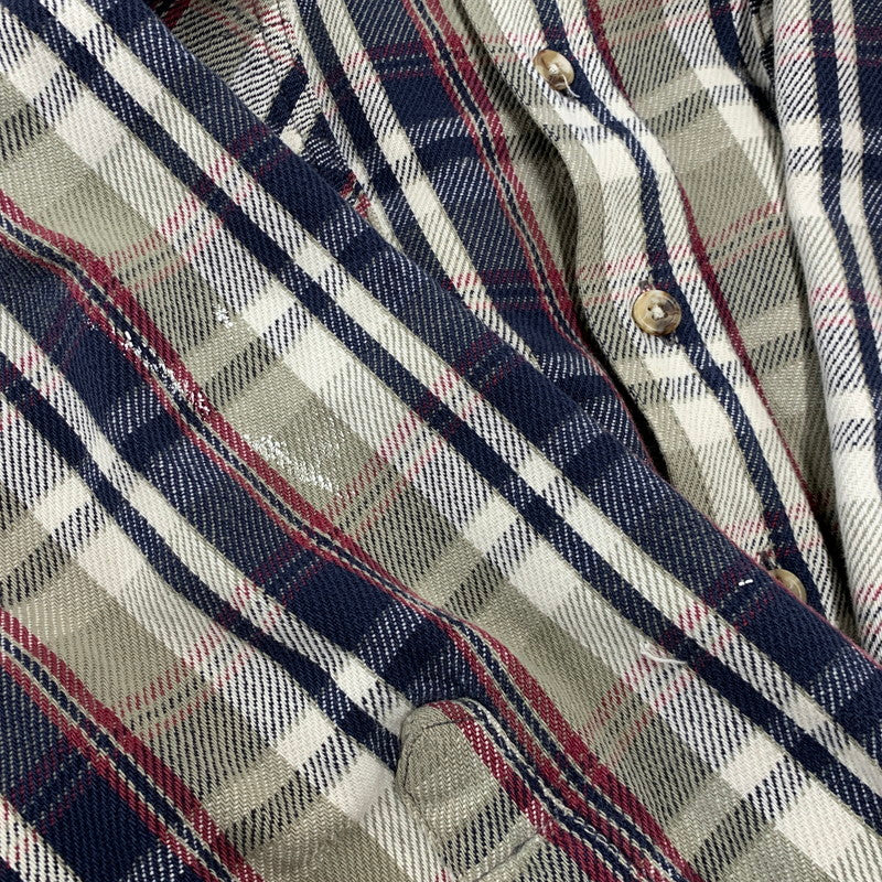 【中古品】【メンズ】 FIVEBROTHER ファイブブラザー 90S HEAVY FLANNEL CHECK SHIRT ヘビー フランネル チェック シャツ トップス 長袖 146-261018-ya-06-izu サイズ：XL カラー：マルチ 万代Net店