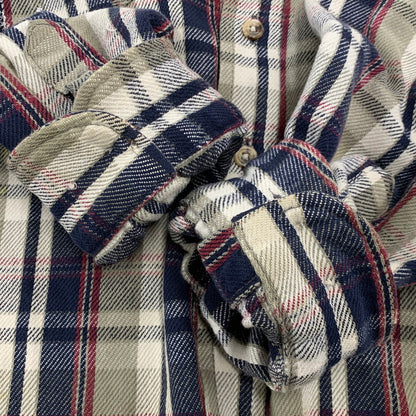 【中古品】【メンズ】 FIVEBROTHER ファイブブラザー 90S HEAVY FLANNEL CHECK SHIRT ヘビー フランネル チェック シャツ トップス 長袖 146-261018-ya-06-izu サイズ：XL カラー：マルチ 万代Net店