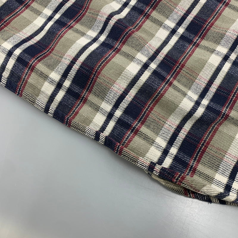 【中古品】【メンズ】 FIVEBROTHER ファイブブラザー 90S HEAVY FLANNEL CHECK SHIRT ヘビー フランネル チェック シャツ トップス 長袖 146-261018-ya-06-izu サイズ：XL カラー：マルチ 万代Net店