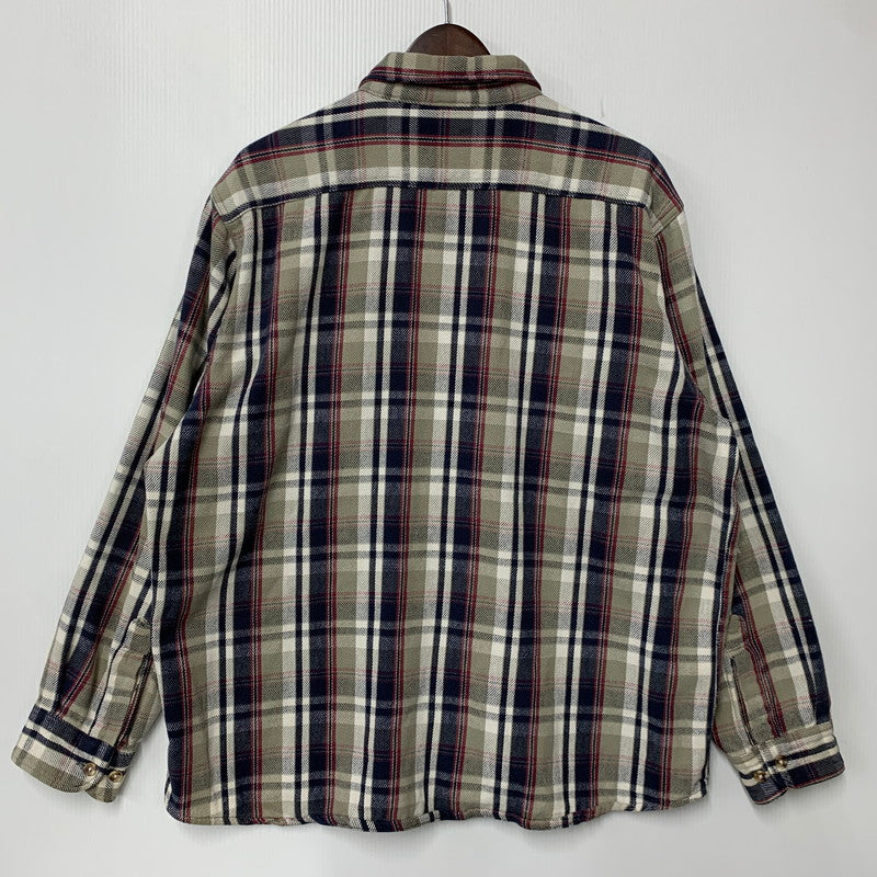 【中古品】【メンズ】 FIVEBROTHER ファイブブラザー 90S HEAVY FLANNEL CHECK SHIRT ヘビー フランネル チェック シャツ トップス 長袖 146-261018-ya-06-izu サイズ：XL カラー：マルチ 万代Net店