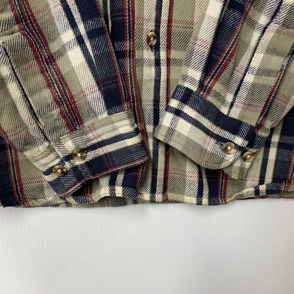 【中古品】【メンズ】 FIVEBROTHER ファイブブラザー 90S HEAVY FLANNEL CHECK SHIRT ヘビー フランネル チェック シャツ トップス 長袖 146-261018-ya-06-izu サイズ：XL カラー：マルチ 万代Net店