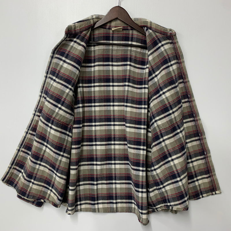 【中古品】【メンズ】 FIVEBROTHER ファイブブラザー 90S HEAVY FLANNEL CHECK SHIRT ヘビー フランネル チェック シャツ トップス 長袖 146-261018-ya-06-izu サイズ：XL カラー：マルチ 万代Net店