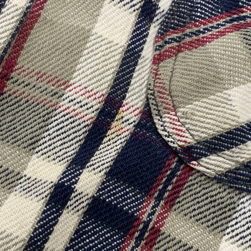 【中古品】【メンズ】 FIVEBROTHER ファイブブラザー 90S HEAVY FLANNEL CHECK SHIRT ヘビー フランネル チェック シャツ トップス 長袖 146-261018-ya-06-izu サイズ：XL カラー：マルチ 万代Net店