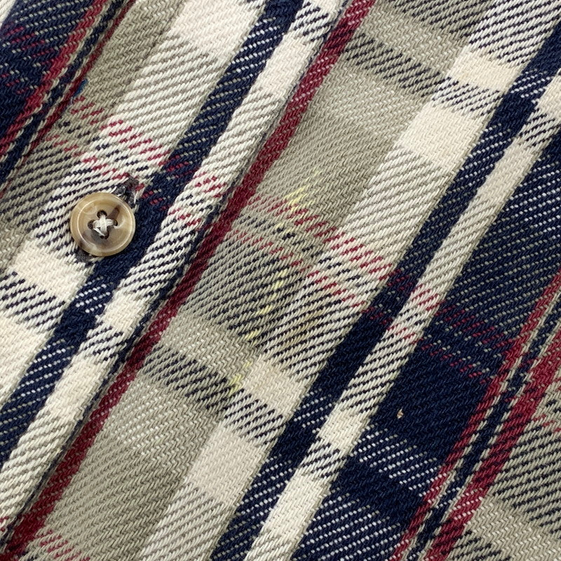 【中古品】【メンズ】 FIVEBROTHER ファイブブラザー 90S HEAVY FLANNEL CHECK SHIRT ヘビー フランネル チェック シャツ トップス 長袖 146-261018-ya-06-izu サイズ：XL カラー：マルチ 万代Net店