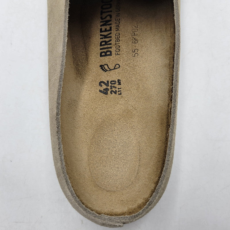 【中古美品】【メンズ】 BIRKEN STOCK ビリケンシュトック 1032516 AMSTERDAM WRAPPED アムステルダム ラプト シューズ 靴 164-261017-cs-12-izu サイズ：27cm カラー：TAUPE 万代Net店
