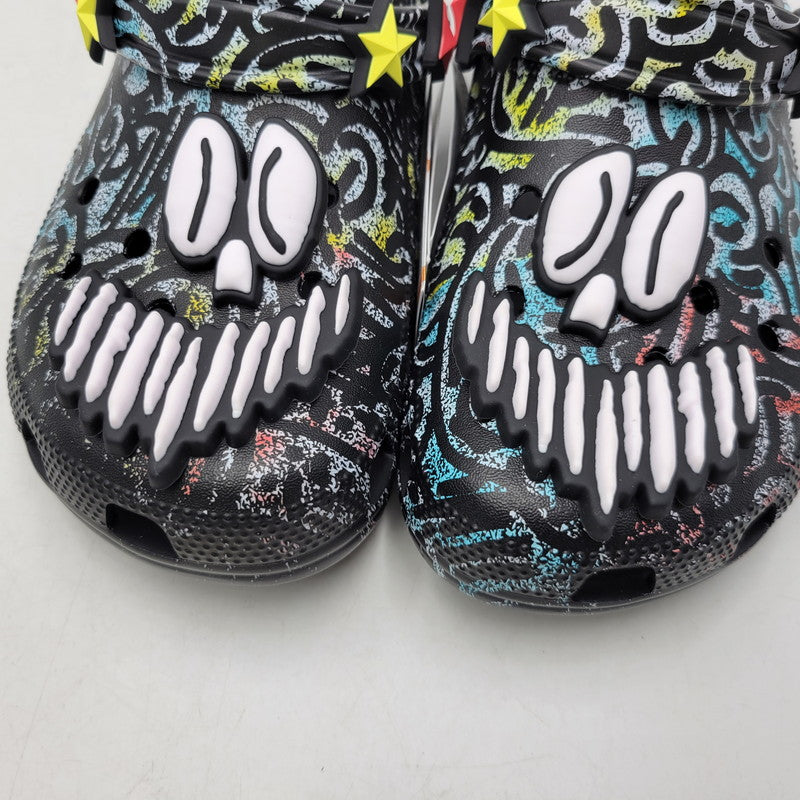 【中古美品】【メンズ/レディース】 CROCS×SLAWN クロックス スローン CLASSIC CLOG クラシック クロッグ サンダル シューズ 靴 164-261017-cs-11-izu サイズ：26cm カラー：ブラック 万代Net店