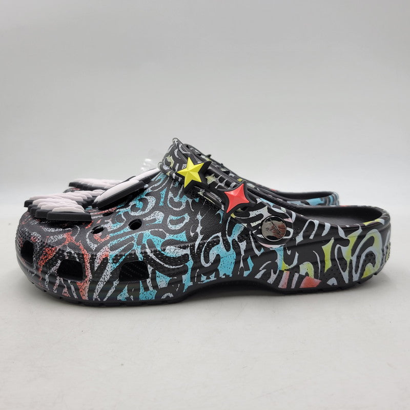 【中古美品】【メンズ/レディース】 CROCS×SLAWN クロックス スローン CLASSIC CLOG クラシック クロッグ サンダル シューズ 靴 164-261017-cs-11-izu サイズ：26cm カラー：ブラック 万代Net店