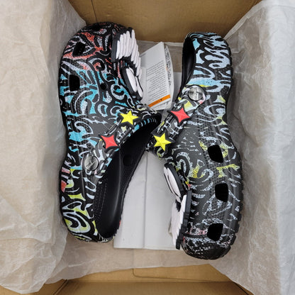 【中古美品】【メンズ/レディース】 CROCS×SLAWN クロックス スローン CLASSIC CLOG クラシック クロッグ サンダル シューズ 靴 164-261017-cs-11-izu サイズ：26cm カラー：ブラック 万代Net店