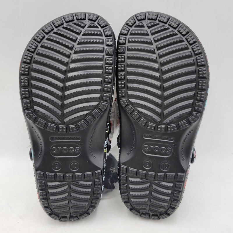 【中古美品】【メンズ/レディース】 CROCS×SLAWN クロックス スローン CLASSIC CLOG クラシック クロッグ サンダル シューズ 靴 164-261017-cs-11-izu サイズ：26cm カラー：ブラック 万代Net店