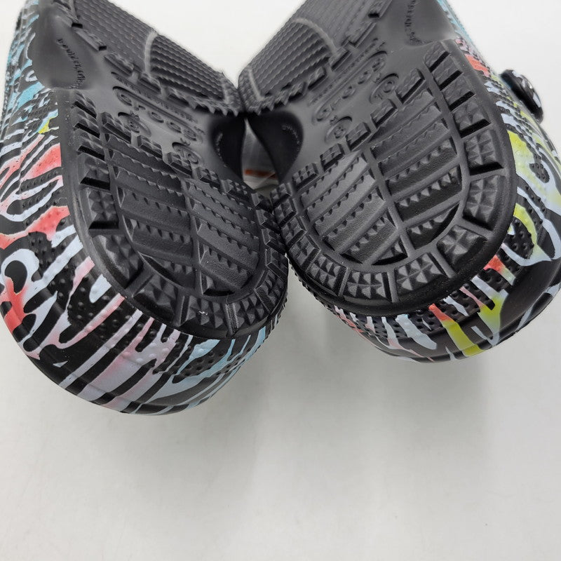 【中古美品】【メンズ/レディース】 CROCS×SLAWN クロックス スローン CLASSIC CLOG クラシック クロッグ サンダル シューズ 靴 164-261017-cs-11-izu サイズ：26cm カラー：ブラック 万代Net店