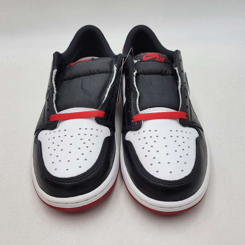【中古美品】【メンズ】 NIKE ナイキ CZ0790-106 AIR JORDAN 1 RETRO LOW OG エア ジョーダン ワン レトロ ロー オリジナル スニーカー シューズ 靴 160-261017-cs-10-izu サイズ：27.5cm カラー：WHITE/BLACK-VARSITY RED 万代Net店