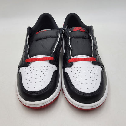 【中古美品】【メンズ】 NIKE ナイキ CZ0790-106 AIR JORDAN 1 RETRO LOW OG エア ジョーダン ワン レトロ ロー オリジナル スニーカー シューズ 靴 160-261017-cs-10-izu サイズ：27.5cm カラー：WHITE/BLACK-VARSITY RED 万代Net店