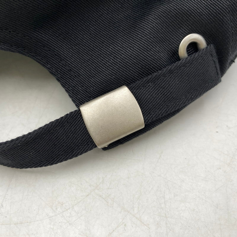 【中古品】【メンズ/レディース】 AGNES.B アニエスベー × FRAGMENT DESIGN フラグメントデザイン VBU-64090-C LOGO CAP ロゴ キャップ 帽子 185-261024-ya-07-izu サイズ：F カラー：ブラック 万代Net店