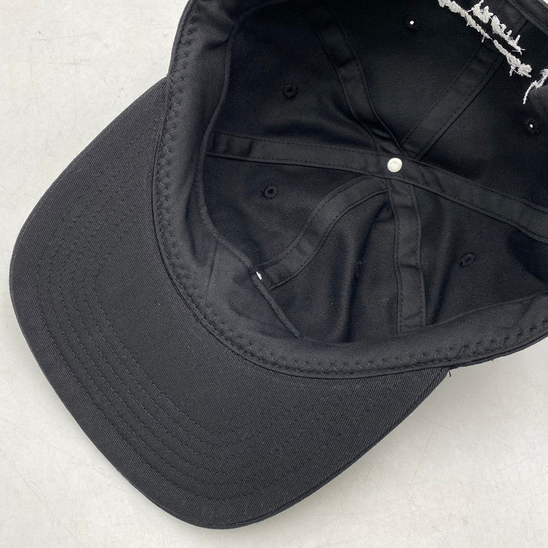 【中古品】【メンズ/レディース】 AGNES.B アニエスベー × FRAGMENT DESIGN フラグメントデザイン VBU-64090-C LOGO CAP ロゴ キャップ 帽子 185-261024-ya-07-izu サイズ：F カラー：ブラック 万代Net店