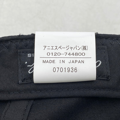 【中古品】【メンズ/レディース】 AGNES.B アニエスベー × FRAGMENT DESIGN フラグメントデザイン VBU-64090-C LOGO CAP ロゴ キャップ 帽子 185-261024-ya-07-izu サイズ：F カラー：ブラック 万代Net店