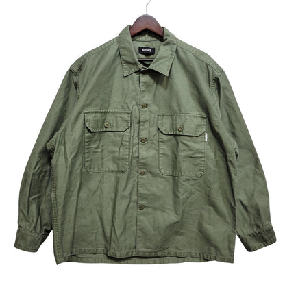 【中古品】【メンズ】 ROTTWEILER ロットワイラー RW26S0202 R9 M.I.L SHIRT ミリタリー シャツ トップス 142-261017-kh-05-izu サイズ：L カラー：オリーブ 万代Net店