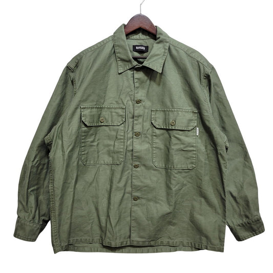 【中古品】【メンズ】 ROTTWEILER ロットワイラー RW26S0202 R9 M.I.L SHIRT ミリタリー シャツ トップス 142-261017-kh-05-izu サイズ：L カラー：オリーブ 万代Net店