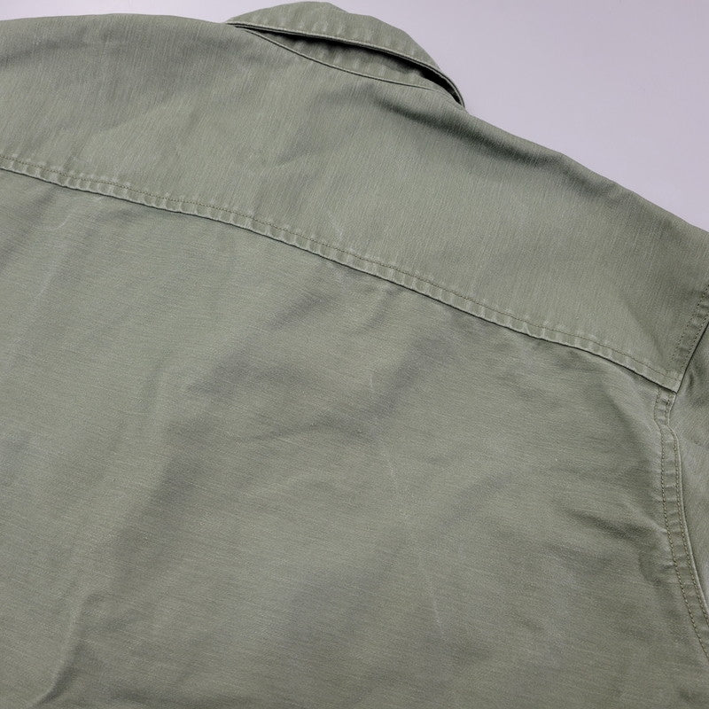 【中古品】【メンズ】 ROTTWEILER ロットワイラー RW26S0202 R9 M.I.L SHIRT ミリタリー シャツ トップス 142-261017-kh-05-izu サイズ：L カラー：オリーブ 万代Net店