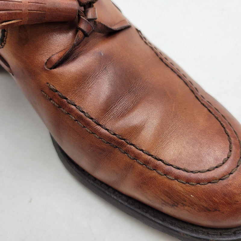 【中古品】【メンズ】 FOOTJOY フットジョイ 75499 USA製 CLASSICS クラシックス シューズ 靴 164-261017-cs-14-izu サイズ：9 1/2D カラー：ブラウン 万代Net店
