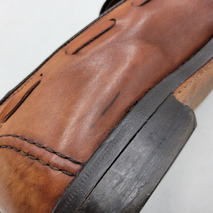 【中古品】【メンズ】 FOOTJOY フットジョイ 75499 USA製 CLASSICS クラシックス シューズ 靴 164-261017-cs-14-izu サイズ：9 1/2D カラー：ブラウン 万代Net店