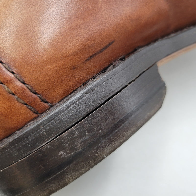 【中古品】【メンズ】 FOOTJOY フットジョイ 75499 USA製 CLASSICS クラシックス シューズ 靴 164-261017-cs-14-izu サイズ：9 1/2D カラー：ブラウン 万代Net店