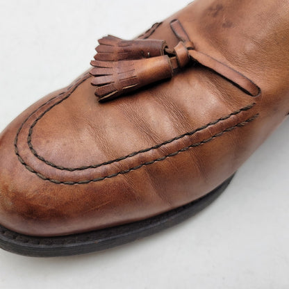 【中古品】【メンズ】 FOOTJOY フットジョイ 75499 USA製 CLASSICS クラシックス シューズ 靴 164-261017-cs-14-izu サイズ：9 1/2D カラー：ブラウン 万代Net店
