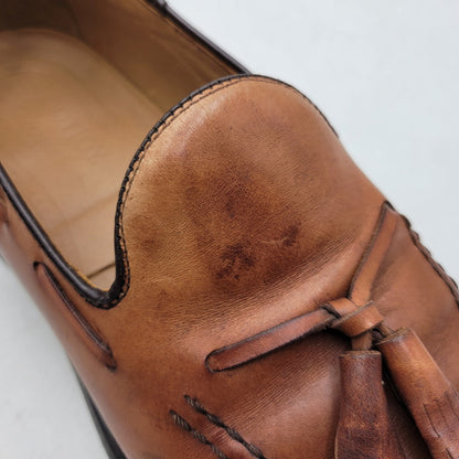 【中古品】【メンズ】 FOOTJOY フットジョイ 75499 USA製 CLASSICS クラシックス シューズ 靴 164-261017-cs-14-izu サイズ：9 1/2D カラー：ブラウン 万代Net店