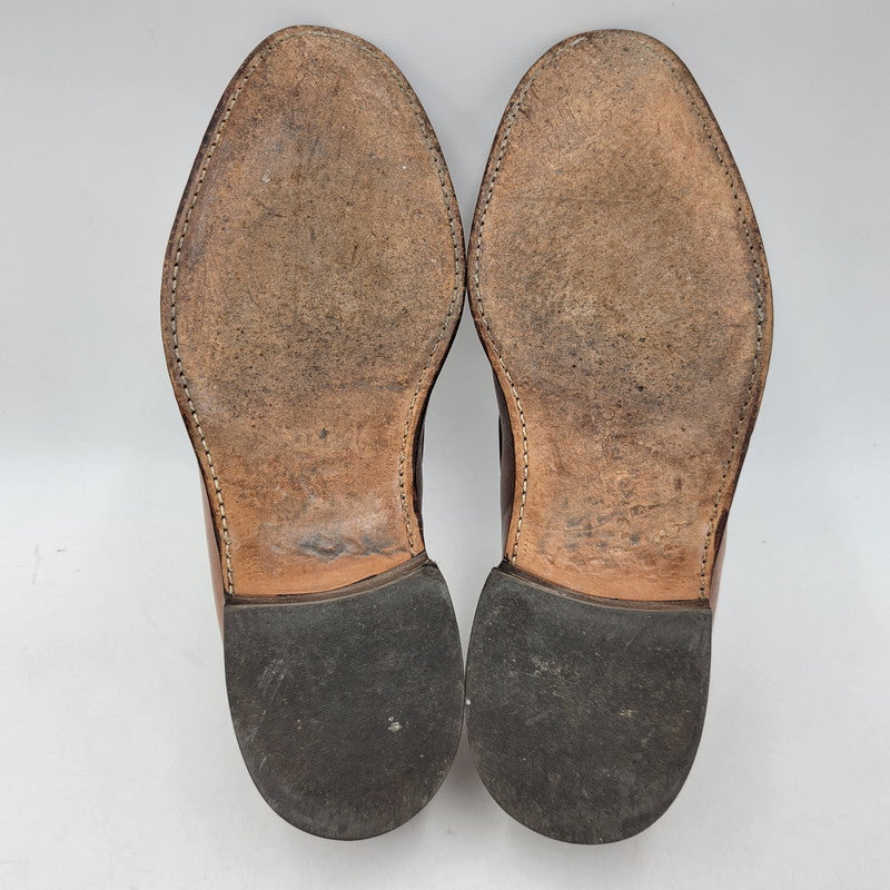 【中古品】【メンズ】 FOOTJOY フットジョイ 75499 USA製 CLASSICS クラシックス シューズ 靴 164-261017-cs-14-izu サイズ：9 1/2D カラー：ブラウン 万代Net店