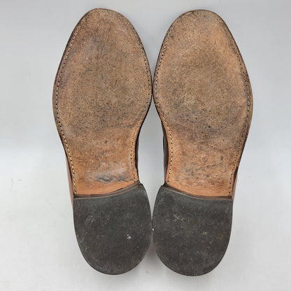 【中古品】【メンズ】 FOOTJOY フットジョイ 75499 USA製 CLASSICS クラシックス シューズ 靴 164-261017-cs-14-izu サイズ：9 1/2D カラー：ブラウン 万代Net店