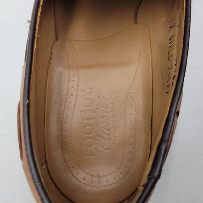 【中古品】【メンズ】 FOOTJOY フットジョイ 75499 USA製 CLASSICS クラシックス シューズ 靴 164-261017-cs-14-izu サイズ：9 1/2D カラー：ブラウン 万代Net店