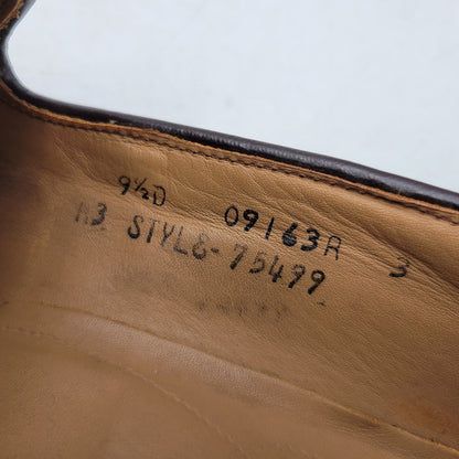 【中古品】【メンズ】 FOOTJOY フットジョイ 75499 USA製 CLASSICS クラシックス シューズ 靴 164-261017-cs-14-izu サイズ：9 1/2D カラー：ブラウン 万代Net店