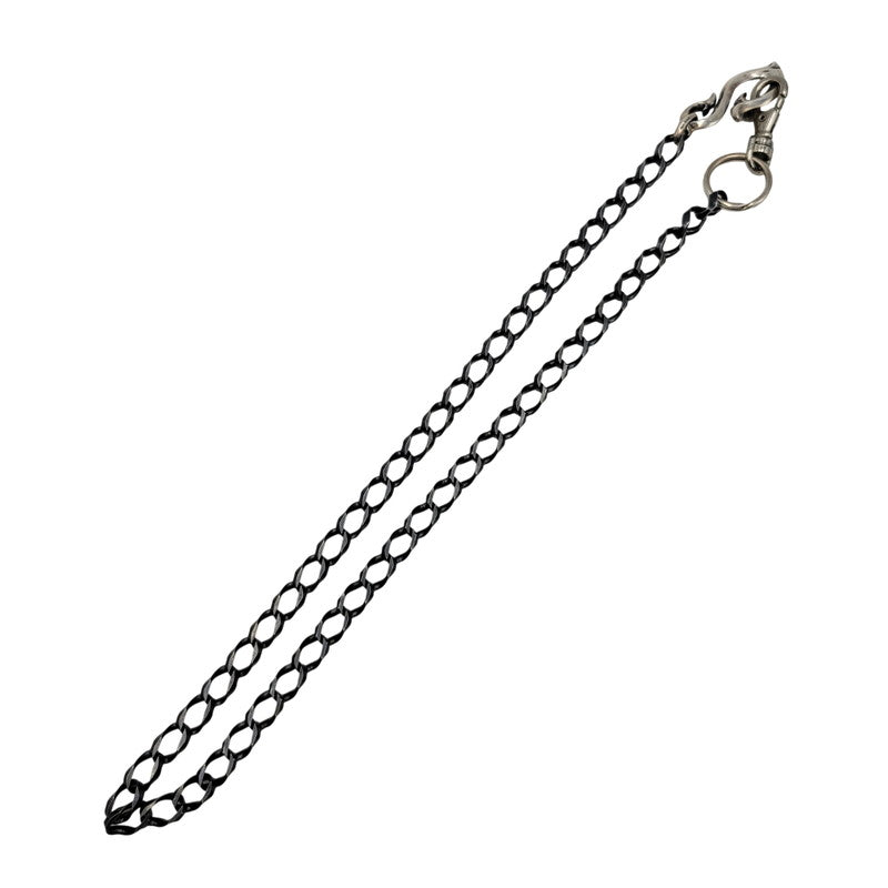 【中古品】【メンズ】 AQUA SILVER アクアシルバー WALLET CHAIN シルバー ウォレット チェーン アクセサリー 192-261017-cs-15-izu カラー：シルバー×ブラック系 万代Net店
