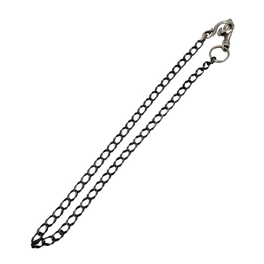 【中古品】【メンズ】 AQUA SILVER アクアシルバー WALLET CHAIN シルバー ウォレット チェーン アクセサリー 192-261017-cs-15-izu カラー：シルバー×ブラック系 万代Net店
