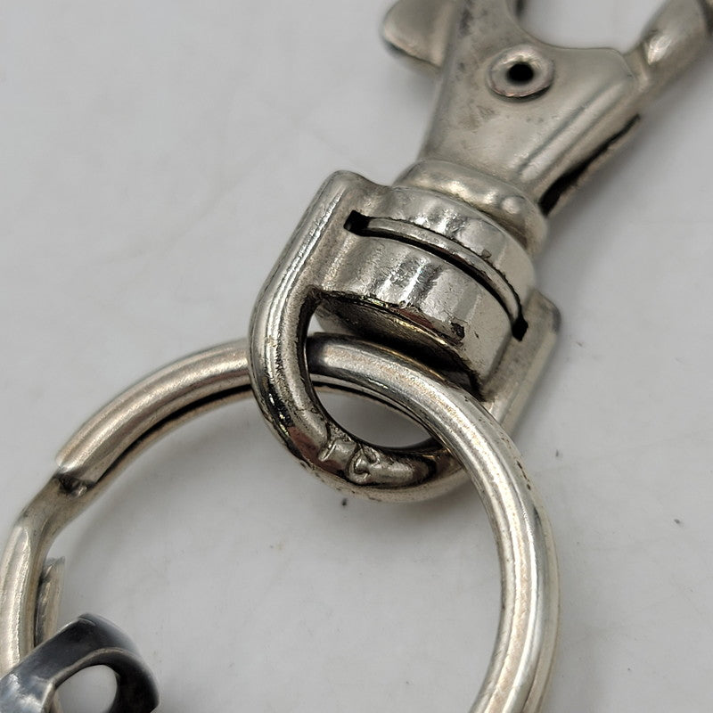 【中古品】【メンズ】 AQUA SILVER アクアシルバー WALLET CHAIN シルバー ウォレット チェーン アクセサリー 192-261017-cs-15-izu カラー：シルバー×ブラック系 万代Net店