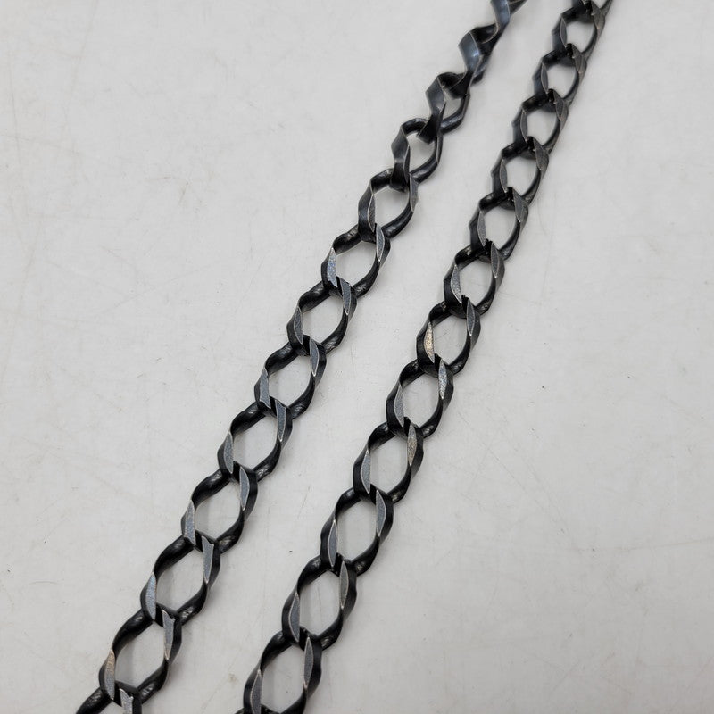 【中古品】【メンズ】 AQUA SILVER アクアシルバー WALLET CHAIN シルバー ウォレット チェーン アクセサリー 192-261017-cs-15-izu カラー：シルバー×ブラック系 万代Net店
