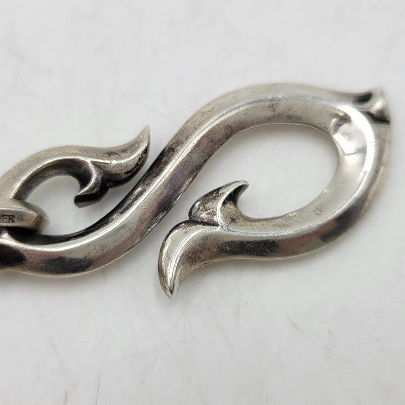【中古品】【メンズ】 AQUA SILVER アクアシルバー WALLET CHAIN シルバー ウォレット チェーン アクセサリー 192-261017-cs-15-izu カラー：シルバー×ブラック系 万代Net店