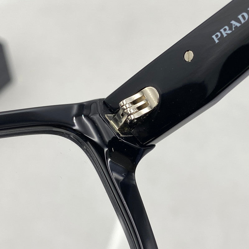 【中古品】【メンズ/レディース】 PRADA プラダ VPR 08Z-F BOSTON TYPE GLASSES ボストン タイプ グラッシーズ メガネ 眼鏡 203-261017-cs-06-izu サイズ：54口18-140 カラー：ブラック 万代Net店
