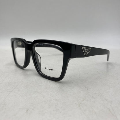 【中古品】【メンズ/レディース】 PRADA プラダ VPR 08Z-F BOSTON TYPE GLASSES ボストン タイプ グラッシーズ メガネ 眼鏡 203-261017-cs-06-izu サイズ：54口18-140 カラー：ブラック 万代Net店
