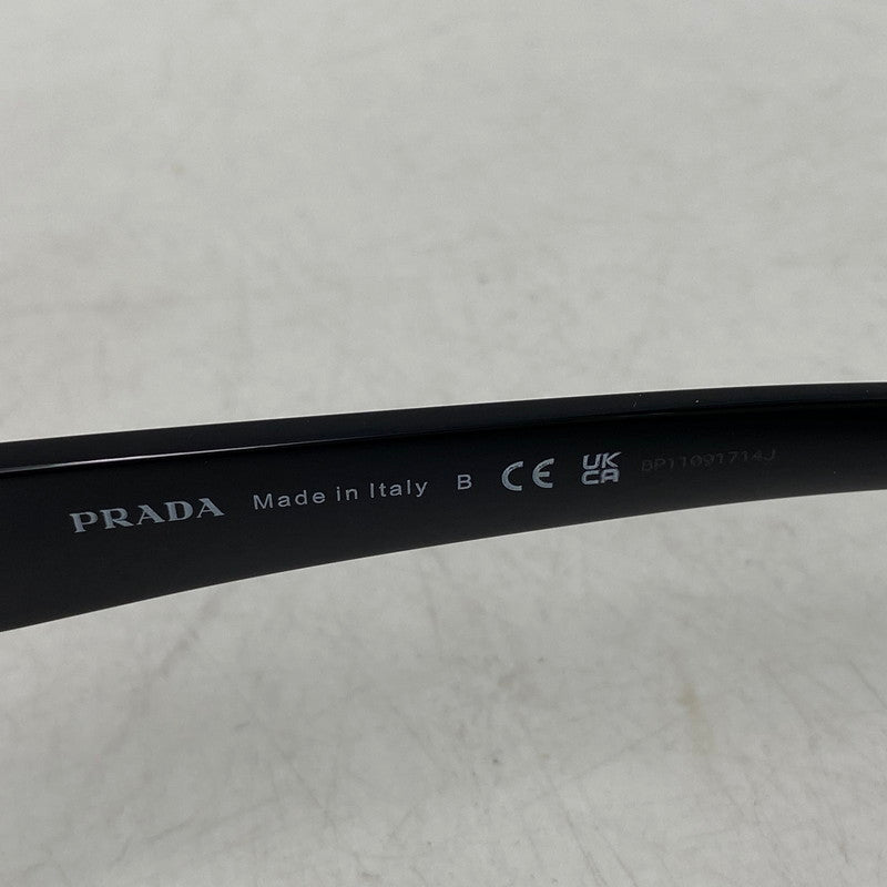 【中古品】【メンズ/レディース】 PRADA プラダ VPR 08Z-F BOSTON TYPE GLASSES ボストン タイプ グラッシーズ メガネ 眼鏡 203-261017-cs-06-izu サイズ：54口18-140 カラー：ブラック 万代Net店