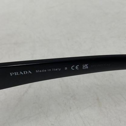 【中古品】【メンズ/レディース】 PRADA プラダ VPR 08Z-F BOSTON TYPE GLASSES ボストン タイプ グラッシーズ メガネ 眼鏡 203-261017-cs-06-izu サイズ：54口18-140 カラー：ブラック 万代Net店