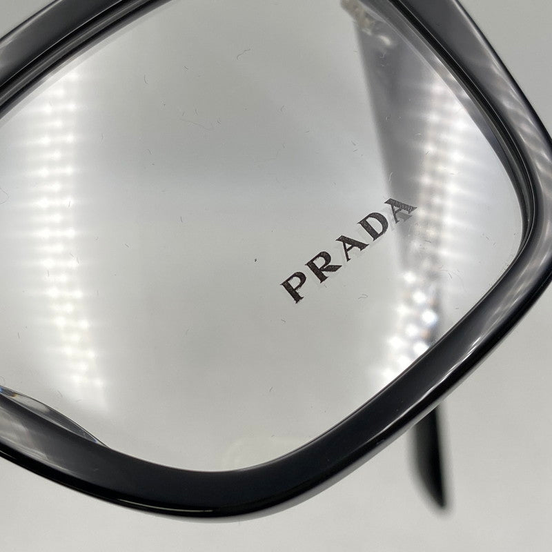 【中古品】【メンズ/レディース】 PRADA プラダ VPR 08Z-F BOSTON TYPE GLASSES ボストン タイプ グラッシーズ メガネ 眼鏡 203-261017-cs-06-izu サイズ：54口18-140 カラー：ブラック 万代Net店
