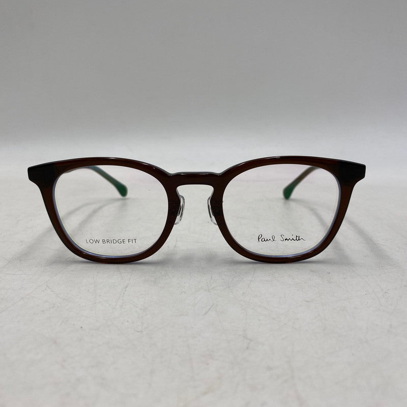 【中古美品】【メンズ/レディース】 PAUL SMITH ポール・スミス PS24637LB 日本製 LEXHAM GLASSES レクサム グラッシーズ メガネ 眼鏡 203-261017-cs-05-izu サイズ：50口21-145 カラー：ブラウン 万代Net店