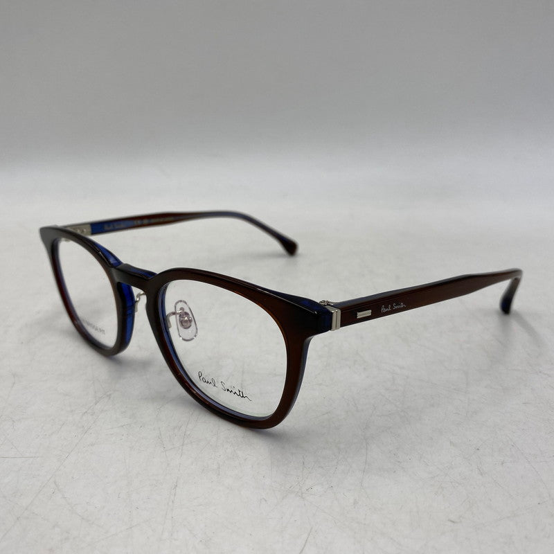 【中古美品】【メンズ/レディース】 PAUL SMITH ポール・スミス PS24637LB 日本製 LEXHAM GLASSES レクサム グラッシーズ メガネ 眼鏡 203-261017-cs-05-izu サイズ：50口21-145 カラー：ブラウン 万代Net店