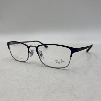 【中古美品】【メンズ/レディース】 RAY-BAN レイバン RB8772D ASIAN FIT METAL FLAME GLASSES アジアン フィット メタル フレーム グラッシーズ メガネ 眼鏡 203-261017-cs-07-izu サイズ：54口18-145 カラー：ブルー系×シルバー 万代Net店