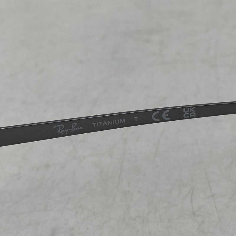 【中古美品】【メンズ/レディース】 RAY-BAN レイバン RB8772D ASIAN FIT METAL FLAME GLASSES アジアン フィット メタル フレーム グラッシーズ メガネ 眼鏡 203-261017-cs-07-izu サイズ：54口18-145 カラー：ブルー系×シルバー 万代Net店