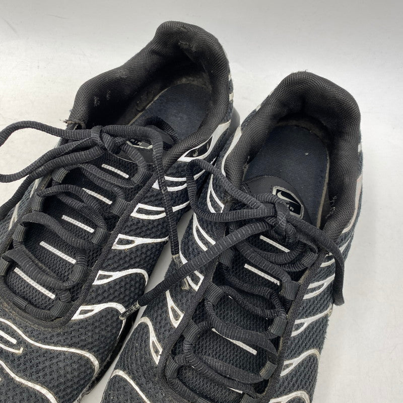 【現状渡し品】【メンズ】 NIKE ナイキ HQ3029-001 AIR MAX PLUS エア マックス プラス スニーカー シューズ 靴 160-261024-ya-10-izu サイズ：27.5cm カラー：BLACK REFLECTIVE SILVER 万代Net店
