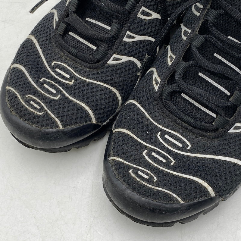【現状渡し品】【メンズ】 NIKE ナイキ HQ3029-001 AIR MAX PLUS エア マックス プラス スニーカー シューズ 靴 160-261024-ya-10-izu サイズ：27.5cm カラー：BLACK REFLECTIVE SILVER 万代Net店